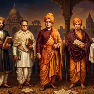 सामाजिक और धार्मिक सुधार आंदोलन राजा राममोहन राय, स्वामी दयानंद सरस्वती, स्वामी विवेकानंद, ईश्वरचंद्र विद्यासागर एवं ज्योतिराव फुले