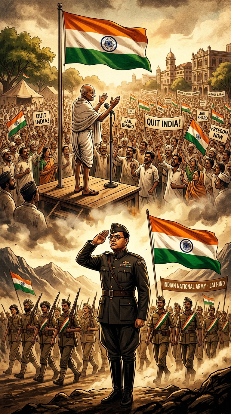 भारत छोड़ो आंदोलन वेब स्टोरी